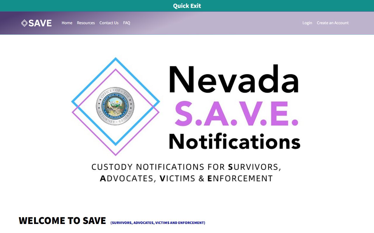 Esmeralda County inmate records Nevada S.A.V.E. custody notification search